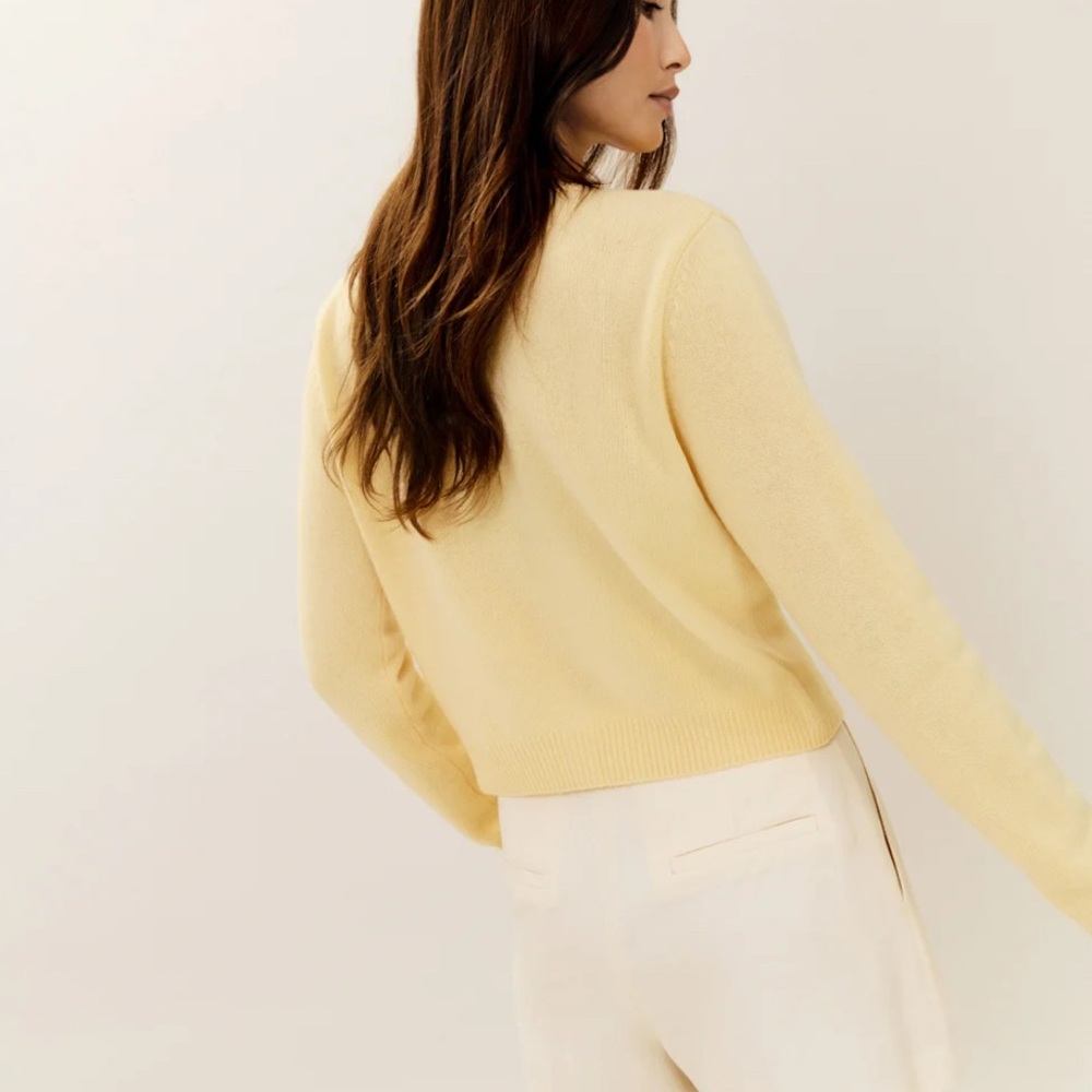 Reformation Yellow Women's Cardigan - Picture 3 of 9
